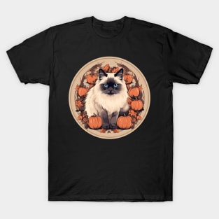 Birman Cat Halloween, Cat Lover T-Shirt